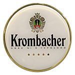 KROMBACHER - наклейка для бара с заливкой смолой, шелкотрафаретная печать на золотой фольге, 70мм